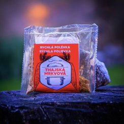Thajská mrkvová rychlá polévka 🌶 🌶