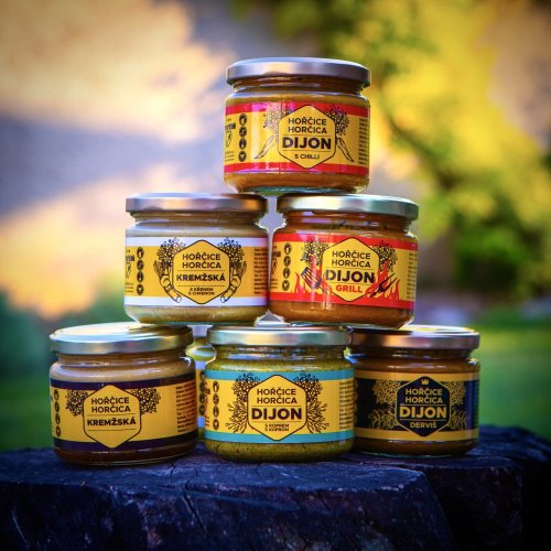 Hořčice DIJON s křenem - Velikost: 650g