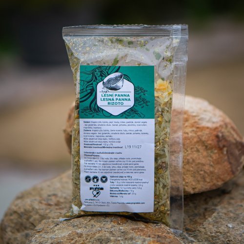 Lesní panna rizoto